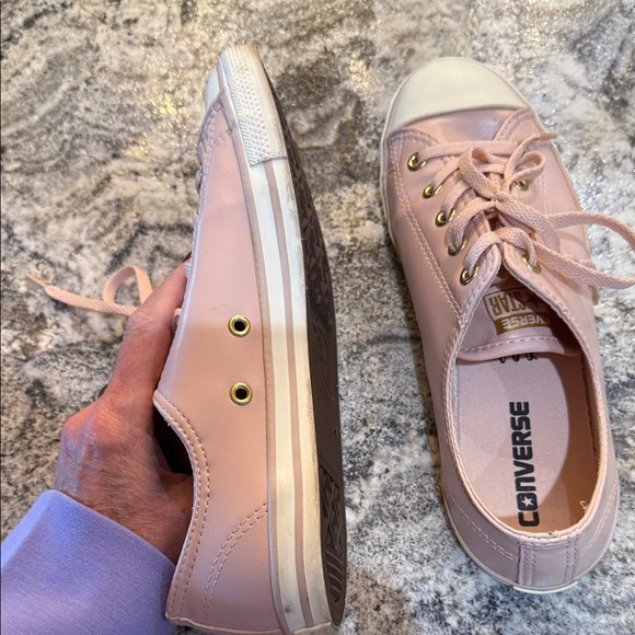 Converse Women's Light Pink Sneakers - Picture 4 of 6